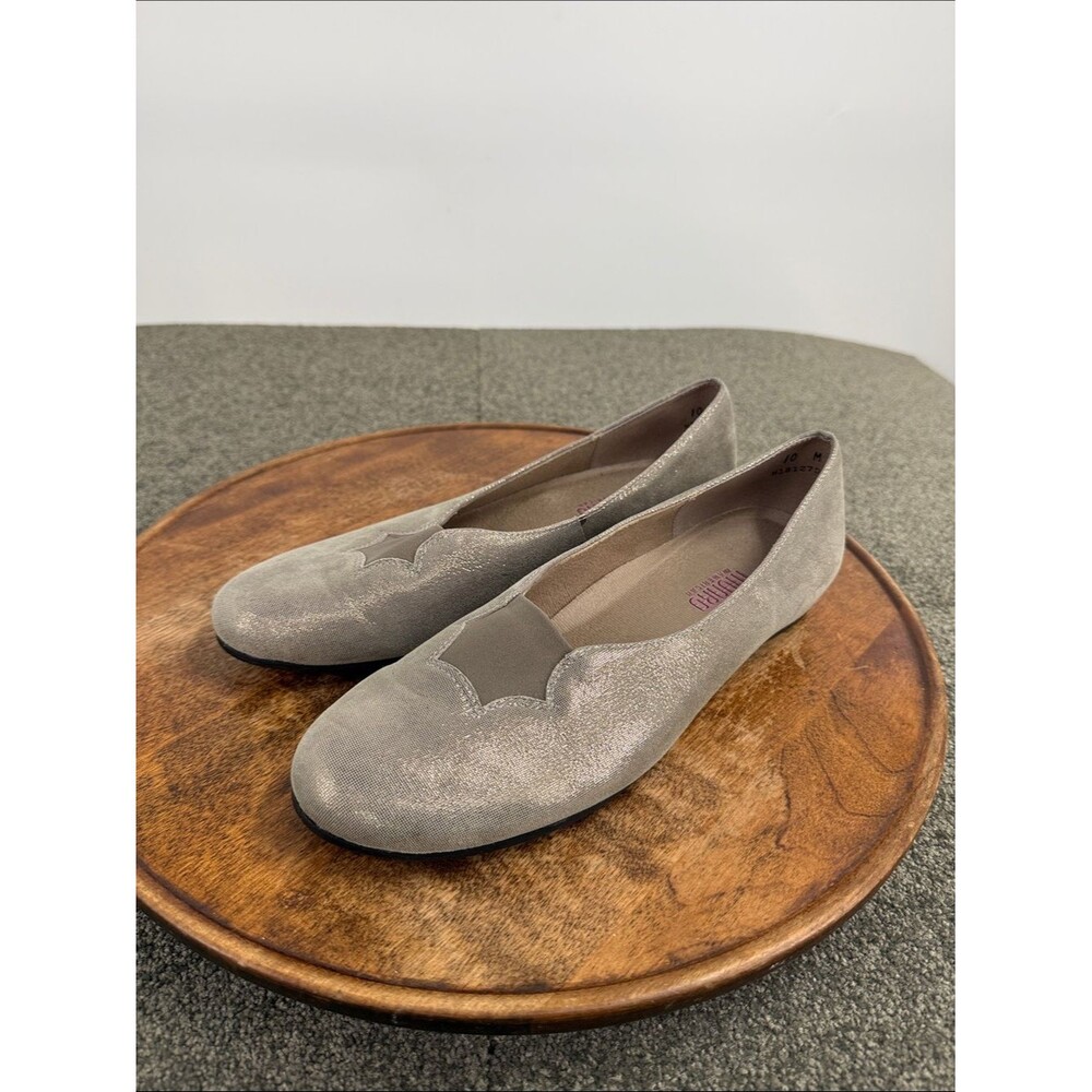 Munro Shoes Wm 10 M Metallic Slip-On Ballet Flats Pretty Comfort